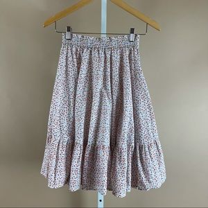 1960’s Vintage Pete Bettina Floral Western Square Dance Skirt Prairie Small